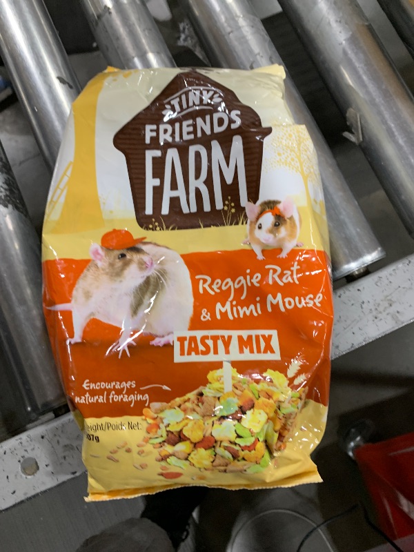 Photo 1 of Supreme Petfoods 2-Pack of Tiny Friends Farm Reggie Rat and Mimi Mouse Tasty Mix, 2 Pounds Each