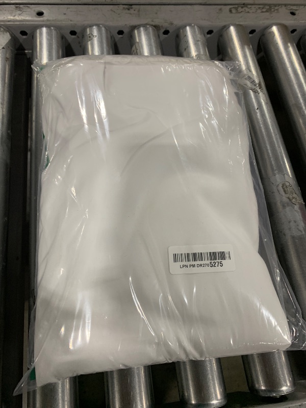Photo 1 of 10X12ft White Backdrop for Photography, LCUIRC White Background for Photography Polyester White Screen with 4 Clamps for Product Protrait Photoshoot or Parties Decoration, LBDW-2