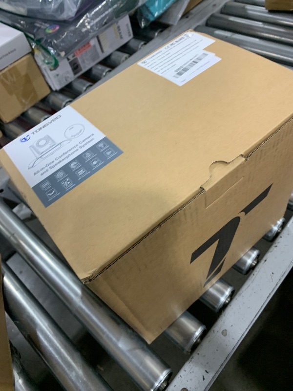 Photo 1 of TONGVEO 4K Conference Room Camera System, AI Auto-Tracking PTZ Camera 5X Digital Zoom with Speakerphone Set 120° Wide-Angle USB3.0 for Zoom Skype Teams OBS and More
