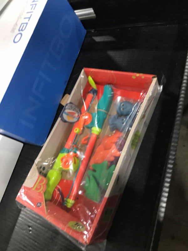 Photo 1 of B. toys - Little Fisher's Kit Magnetic Fishing Playset - 2 Rods & 8 Color-Changing Sea Animals for Pool, Tub Play - Educational Toddler Toys for Hand-Eye Coordination - Ages 3+