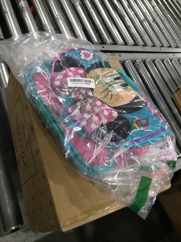 Photo 1 of Disney Minnie Mouse Backpack with Lunch Box for Girls 5 Pc Bundle ~ Deluxe 16" Minnie Bag, Insulated Lunch Bag, Stickers, and More (Minnie Mouse School Supplies) (Minnie Mouse Blue)