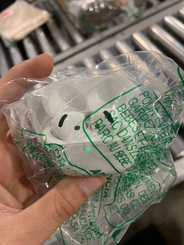 Photo 1 of Apple AirPods 4 Wireless Earbuds, Bluetooth Headphones, with Active Noise Cancellation, Adaptive Audio, Transparency Mode, Personalized Spatial Audio, USB-C Charging Case, Wireless Charging, H2 Chip
