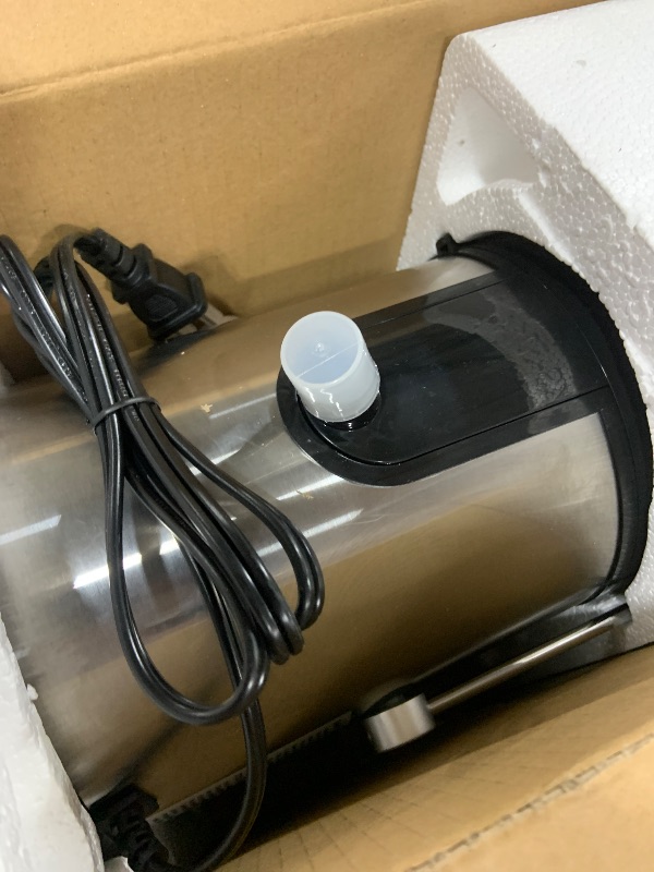 Photo 1 of Qcen Juicer Machine, 500W Centrifugal Juicer Extractor with Wide Mouth 3” Feed Chute for Fruit Vegetable, Easy to Clean, Stainless Steel, BPA-free (Black)