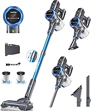 Photo 1 of FABULETTA Cordless Vacuum Cleaner, 35Kpa Vacuum Cleaners for Home, Max 50 Mins Runtime, Self-Standing Design, 5-Layer Filtration System, Anti-Tangle Brush, LED Display, Lightweight
