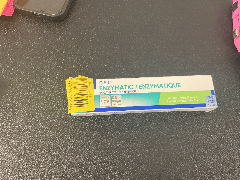 Photo 1 of Virbac C.E.T. Enzymatic Toothpaste Eliminates Bad Breath by Removing Plaque and Tartar Buildup Best Pet Dental Care Toothpaste Vanilla Mint Flavor 2.5 Oz Tube
