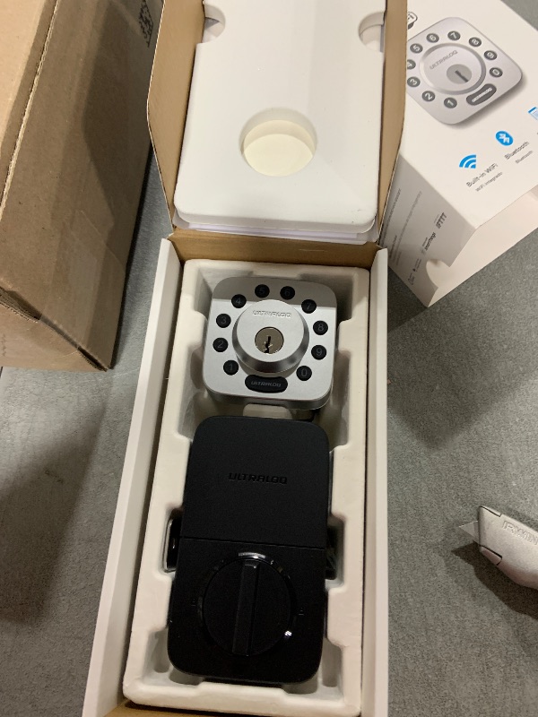 Photo 1 of ULTRALOQ U-Bolt WiFi Smart Lock with Door Sensor, 5-in-1 Keyless Entry Door Lock with WiFi, Bluetooth, App Remote Control, Keypad, Auto Unlock, Smart Deadbolt for Front Door, IP65, 8 Months Battery