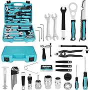 Photo 1 of DURATECH Bike Repair Kit, Bicycle Tool Kit with Carry Case, Bike Accessories for Repairing Tyres, Brakes, Chains, Pedal, Mountain Bike & Road Bike Maintenance, Great Gift for Men, Women
