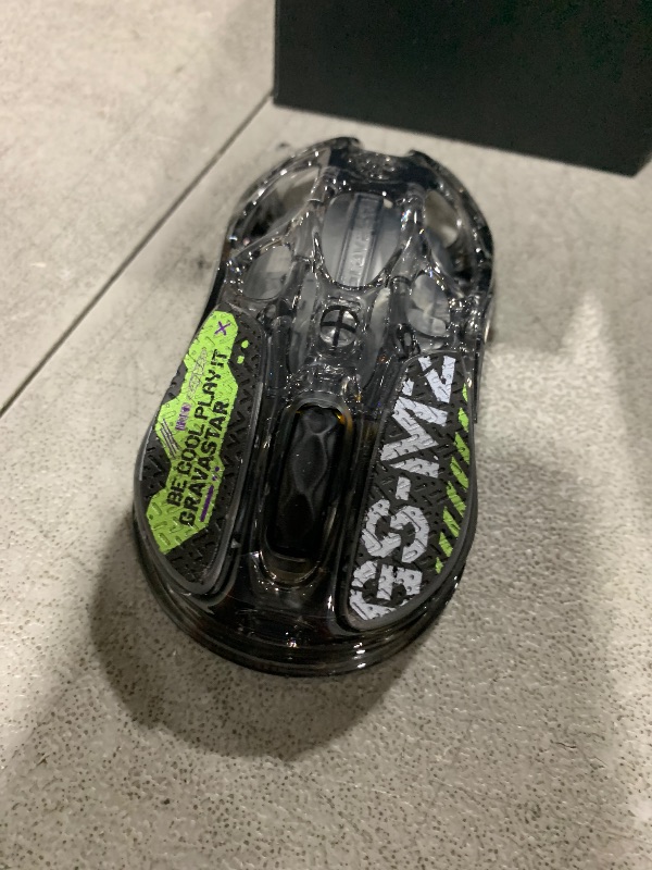 Photo 1 of GravaStar Mercury M2 Wireless Gaming Mouse with 26,000 DPI, PAW3395DM Sensor -79g Lightweight Hollowed-Out Design -5 Programmable Buttons -5 Dynamic Lightsync RGB - Transparent Black