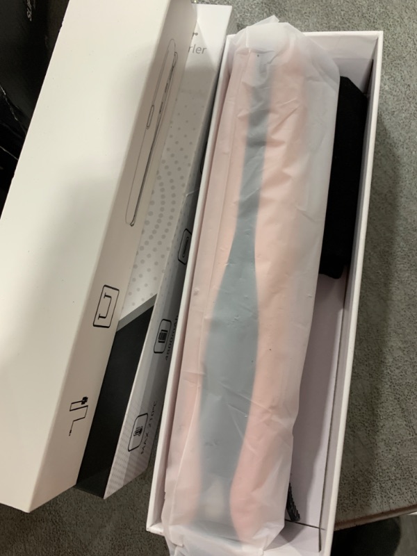 Photo 1 of Cordless Hair Straightener and Curler 2 in 1 Portable Flat Iron Wireless Hair Straightener for Travel, USB-C Rechargeable 4800 mAh Battery Fast Heating Pink