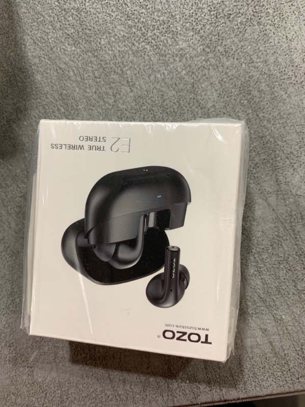 Photo 1 of TOZO E2 Wireless Earbuds 10mm Drivers with Powerful Bass, App Customize 32 EQs, with 2 Mics AI Call Noise Cancellation, 30H Playtime, Bluetooth 5.3 Ear Buds, Comfort Fit in-Ear Headphones