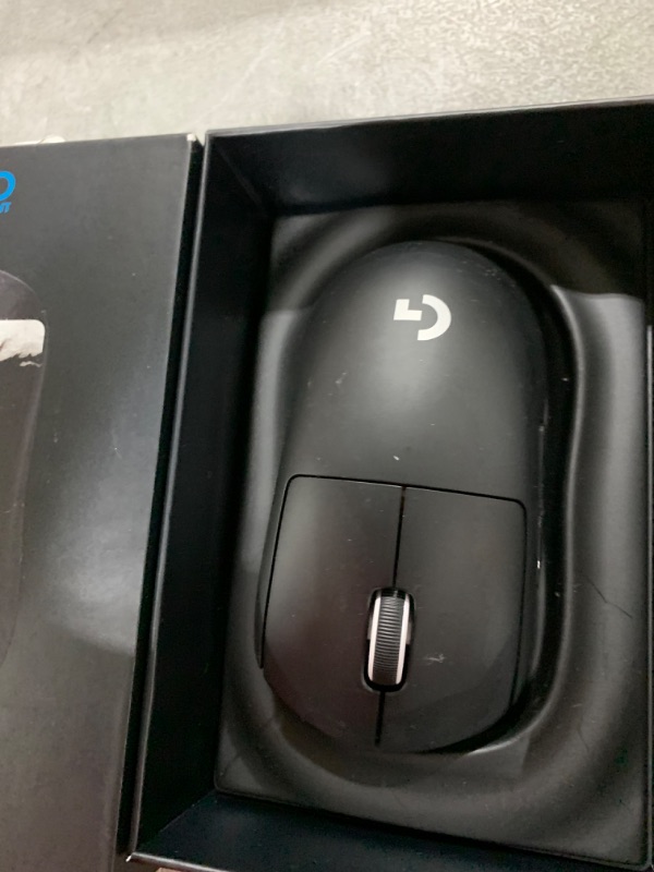 Photo 1 of Logitech G PRO X SUPERLIGHT Wireless Gaming Mouse, Ultra-Lightweight, HERO 25K Sensor, 25,600 DPI, 5 Programmable Buttons, Long Battery Life, Compatible with PC / Mac - Black