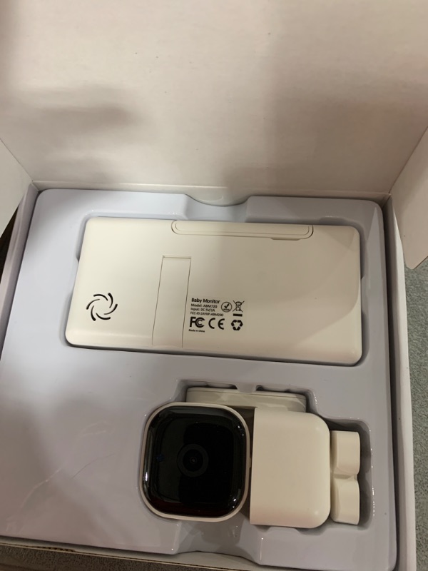 Photo 1 of Baby Monitor With Camera and Audio 5 Inch 720 HD Screen Baby Monitor No Wifi Mini Robot Monitor 3500mAh Battery Night Vision 2 Way Talk Vox Mode Temperature Sensor Lullabies Video Baby Camera Monitor
