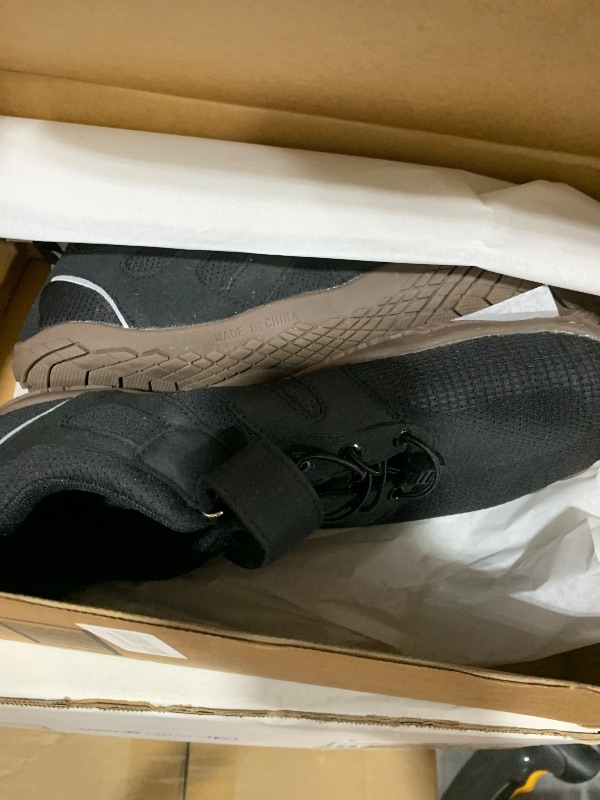 Photo 1 of Grand Attack Barefoot Shoes Men Wide Toe Box Zero Drop Men's Trail Running Cross-Trainer Wrestling Boxing Weightlifting Walking Shoes Black Size 9.5