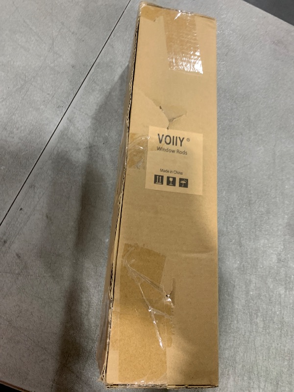 Photo 1 of VOIIY 2 Pack Gold Curtain Rods for Windows 48 to 84 Inch(4-7 Feet),1" Diameter Drapery Rods with Modern Style End Cap Finials,Size:36-88 Inch,Warm Gold