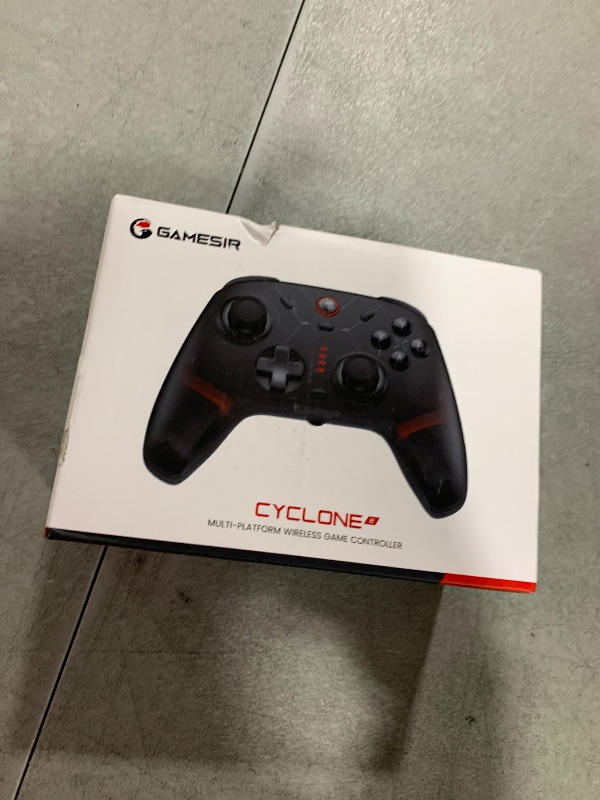 Photo 1 of GameSir Cyclone 2 Pro Wireless Controller for Switch, Windows PC, Steam, Android, iOS, PC Game Controller with Mag-Res™ TMR Sticks, Hall Effect Triggers, RGB Lightning, 6-Axis Gyro, Turbo without Charging Dock(Black)