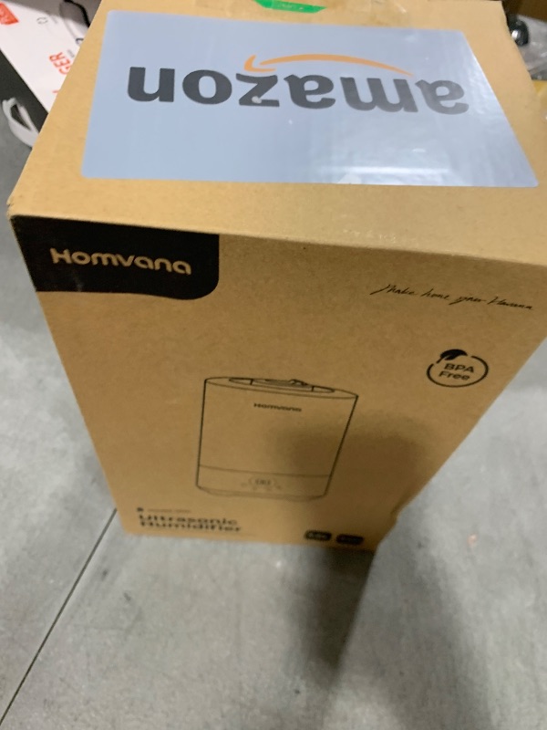 Photo 1 of Homvana 3.6L Cool Mist Humidifiers for Bedroom, Large Room, Home, Whole House, Office, Living Room, 34H Top Fill Easy to Clean, Humidifier for Baby, Nursery, Infants, Kids, Toddlers, BPA-Free (White)
