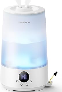 Photo 1 of Homvana 3.6L Cool Mist Humidifiers for Bedroom, Large Room, Home, Whole House, Office, Living Room, 34H Top Fill Easy to Clean, Humidifier for Baby, Nursery, Infants, Kids, Toddlers, BPA-Free (White)
