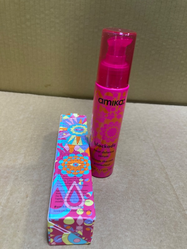 Photo 1 of amika blockade heat defense serum , 1.69 Fl Oz (Pack of 1)