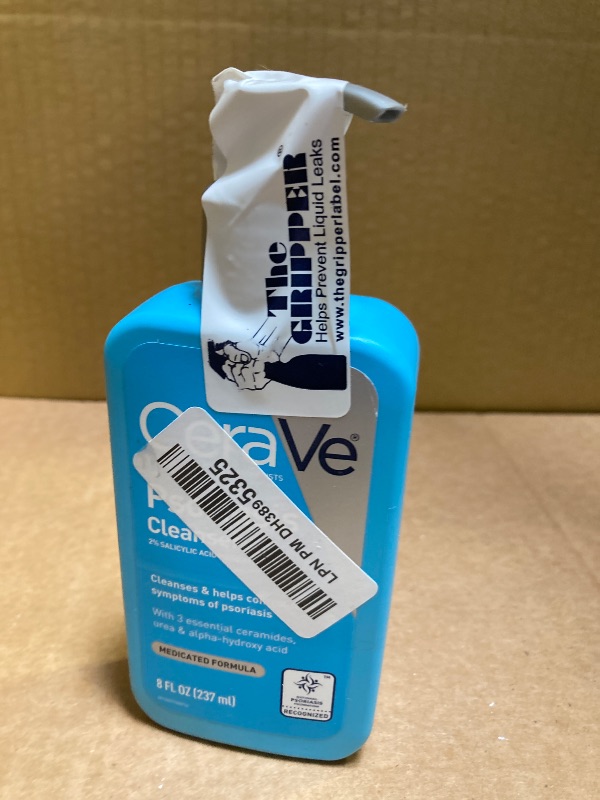 Photo 1 of CeraVe Moisturizing Cream for Psoriasis Treatment, With Salicylic Acid for Dry Skin Itch Relief & Urea for Moisturizing, Fragrance Free & Allergy Tested, 8 Oz
