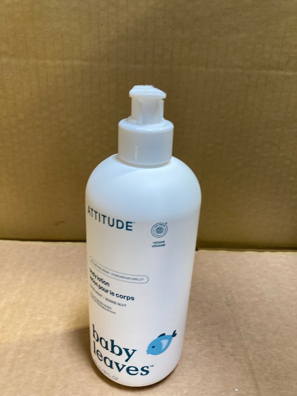 Photo 1 of ATTITUDE Baby Lotion, EWG Verified Moisturizer, Dermatologically Tested Moisturizing Cream, Vegan and Cruelty-Free, Good Night, 16 Fl Oz