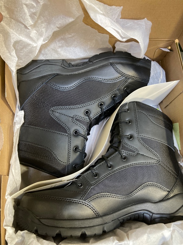 Photo 1 of Size 9--Interceptor Men's Force Tactical Steel Toe Work Boots Size 9
