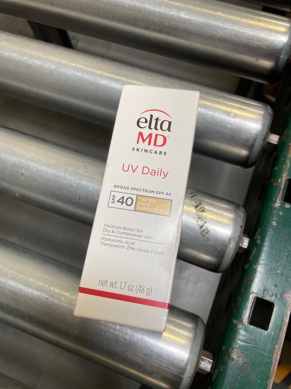 Photo 1 of EltaMD UV Daily Tinted SPF 40 Face Sunscreen Moisturizer with Zinc Oxide, Tinted Daily Face Moisturizer with SPF, Sunscreen for Dry Skin,1.7 oz Pump