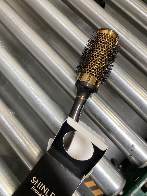 Photo 1 of Round Hair Brush for Blow Drying, Aluminium Curly Hair Brush, Hairbrushes for Women Professional Curling, Straightening, Add Volume and Shine (1.7 inch Barrel, 2.5 inch with Bristles)