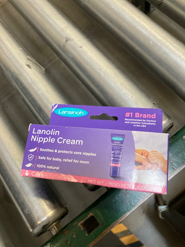 Photo 1 of Lansinoh Lanolin Nipple Cream Safe for Breastfeeding Baby, 100% Natural Nipple Butter for Mom, Breastfeeding Essentials, 1.41 Ounces