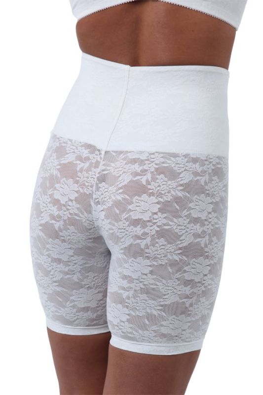 Photo 1 of  Plus Size Women's Belly Band Long Leg by Rago in Pearl White (Size 3X) 