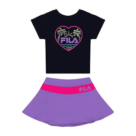 Photo 1 of  FILA Little Girls 2-pc. Skort Set, S (4), Purple 