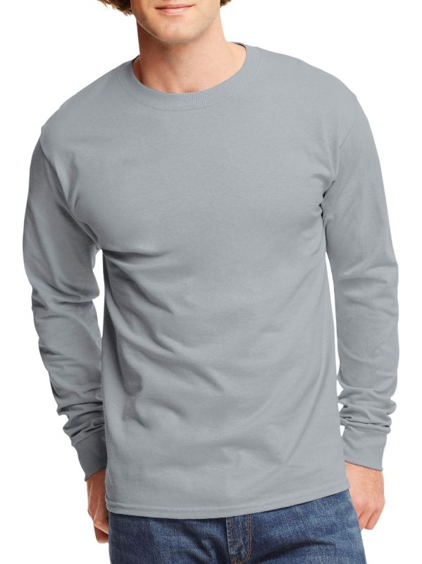 Photo 1 of  Hanes Authentic Long Sleeve T-Shirt SIZE L