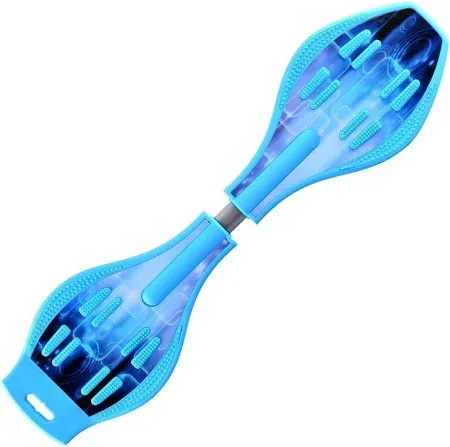 Photo 1 of Caster Board, Deluxe Junior Skateboard with Illuminating Wheels for More Excitement,Fun and Visibility, Twistboard for Kids 8+, Upgrade Color