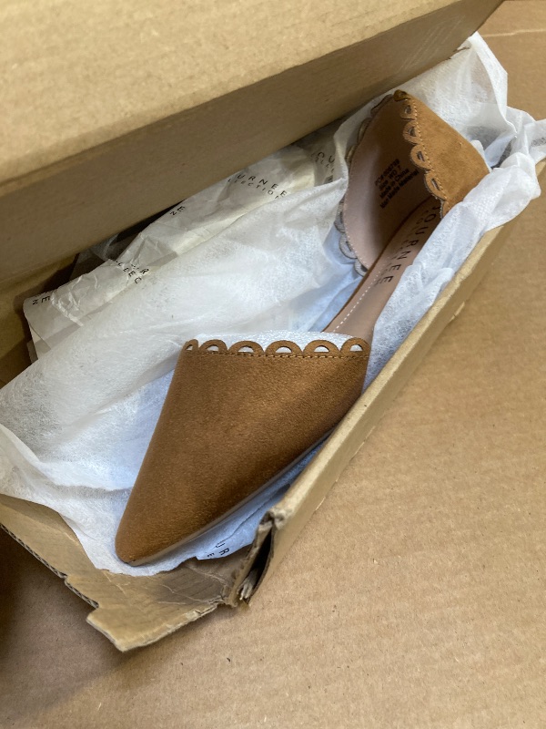 Photo 1 of Size 7--ournee Women's Jezlin Flats Cognac, 7 Wide