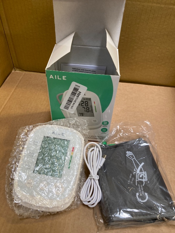 Photo 1 of Blood Pressure Monitor, AILE Blood Pressure Machine Upper Arm Large Cuff(8.7"-16.5"), High Automatic Blood Pressure Monitors Cuff for Home Use, (BP) Manual Arm Blood Pressure Monitors, 2 * 99 Memory