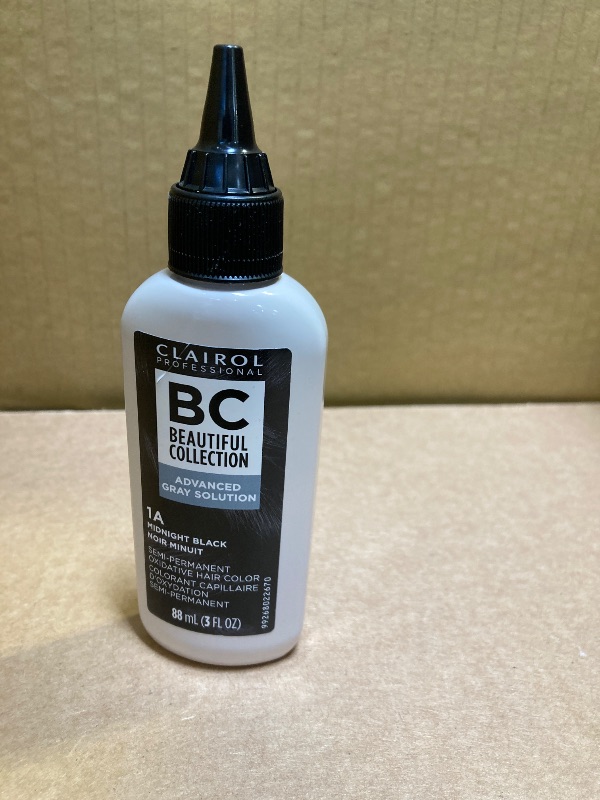 Photo 1 of Clairol Professional Beautiful Collection Advanced Gray Solutions, 1A Midnight Black, 3 oz. -