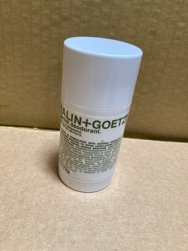 Photo 1 of Malin + Goetz Bergamot Deodorant, 2.6 oz. - Men & Women's Stick Deodorant, Scented Deodorant for All Skin Types, Natural Fragrance & Color, Aluminum Free Natural Deodorant
