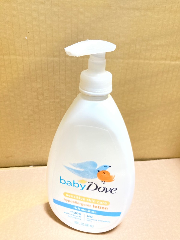 Photo 1 of Baby Dove Sensitive Skin Care Body Lotion For Delicate Baby Skin Rich Moisture With 24-Hour Moisturizer, 20 fl oz (Package May Vary)