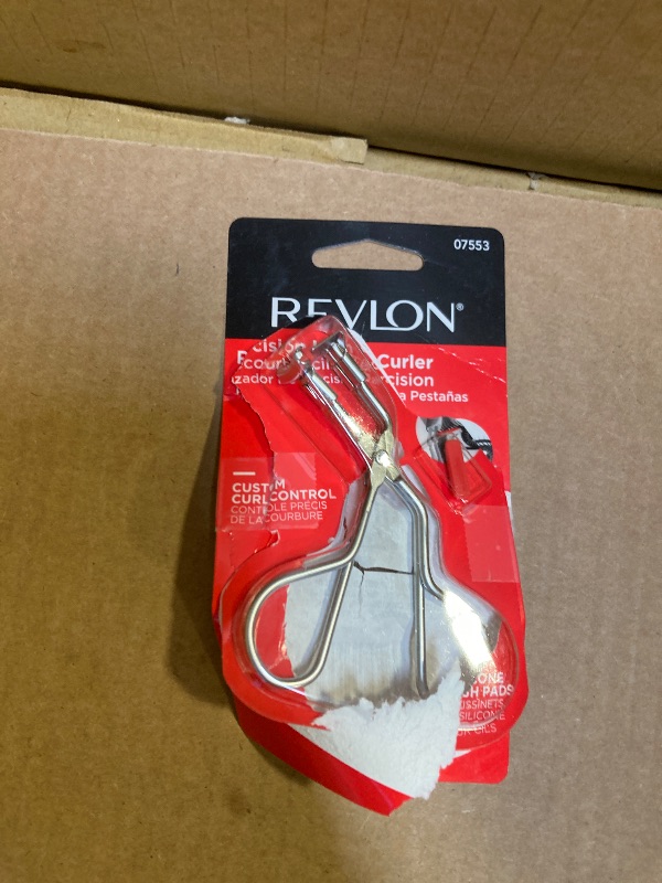 Photo 1 of Revlon Precision Lash Curler, Works on Small Inner and Outer Eyelashes, Pinch-Free Control, Lifts & Defines, 1 Count