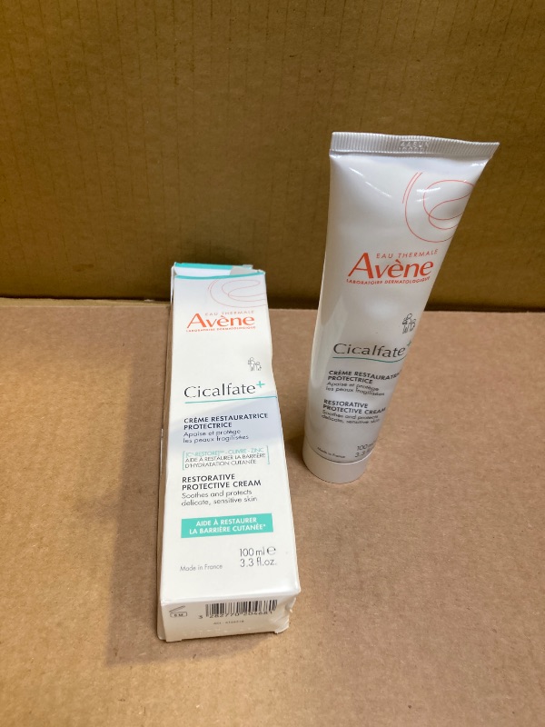 Photo 1 of Avène Cicalfate+ Restorative Protective Cream, postbiotic skincare for sensitive skin, helps restore skin barrier, face and body, safe for infants, children and adults, 3.3 Fl Oz