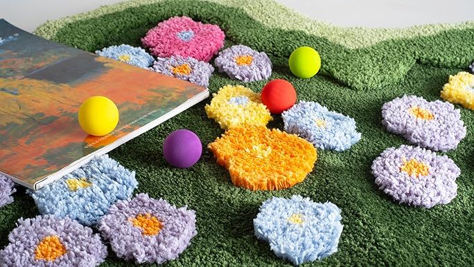 Photo 1 of Moss Rug, Green Moss Bathroom Mat,Non-Slip 3D Moss Carpet, Washable Water Absorbent, Soft Moss Carpet Bed for Bathroom Bedroom Kitchen Living Room, 40 INCH ROUND