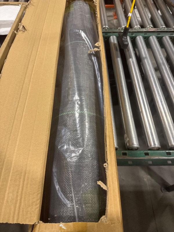 Photo 1 of Barrier Fabric, 6x300ft Landscape Fabric, 3.2oz Heavy Duty Durable Woven Geotextile Fabric, High Permeability Ground Cover Mat, Driveway Fabric, Garden Weed Control Cloth with 20 U-Securing Pegs
