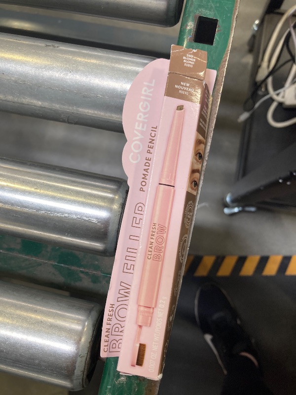 Photo 1 of Covergirl Clean Fresh Brow Filler Pomade, 200 Blonde, Eyebrow Pencil, Ultra-Precise Tip, Creamy Formula, Highly Pigmented, Soft Matte Finish, Vegan Formula, 0.007oz