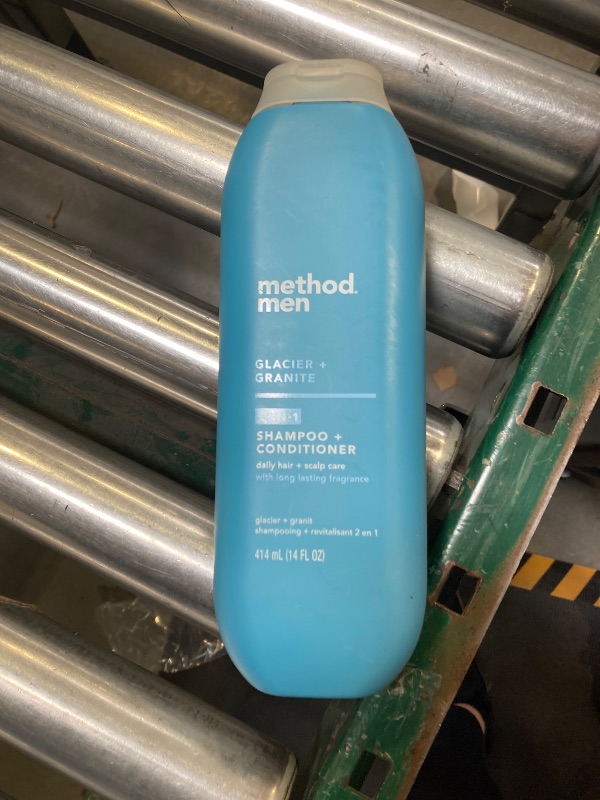 Photo 1 of Method Men 2 in 1 Shampoo and Conditioner, Glacier + Granite, 14 oz