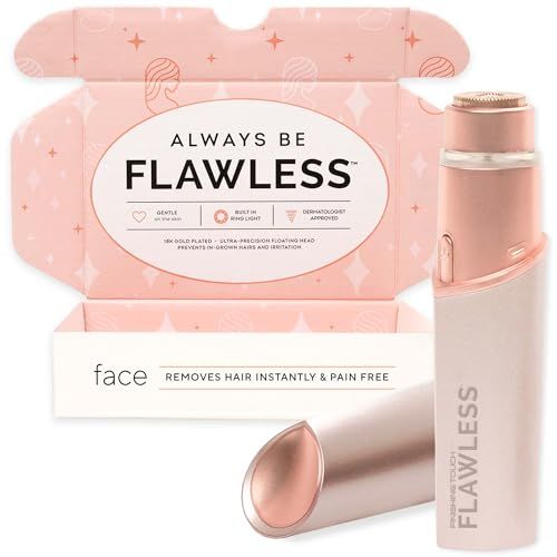 Photo 1 of Finishing Touch Flawless Facial Hair Remover for Women, Electric Face Razor with LED Light-New Version