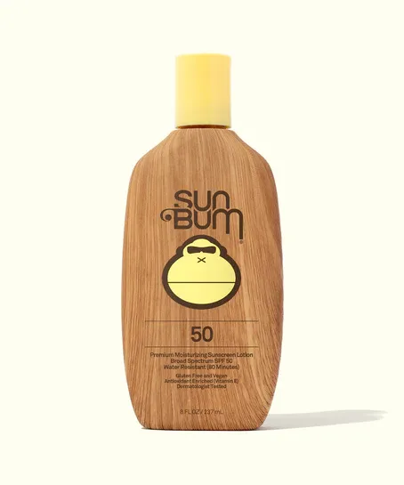 Photo 1 of Sun Bum Original SPF 50 Sunscreen Body Lotion | Broad Spectrum Moisturizing Sunblock with Vitamin E | Hawaii 104 Act Compliant (Octinoxate & Oxybenzone Free) | 8 oz exp - 09/2025