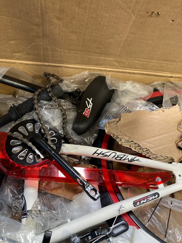 Photo 1 of 20" Kent Bicycle Ambush BMX Bicycle, Fits Rider 4'2"-5', Red/White/Black, Child, Unisex