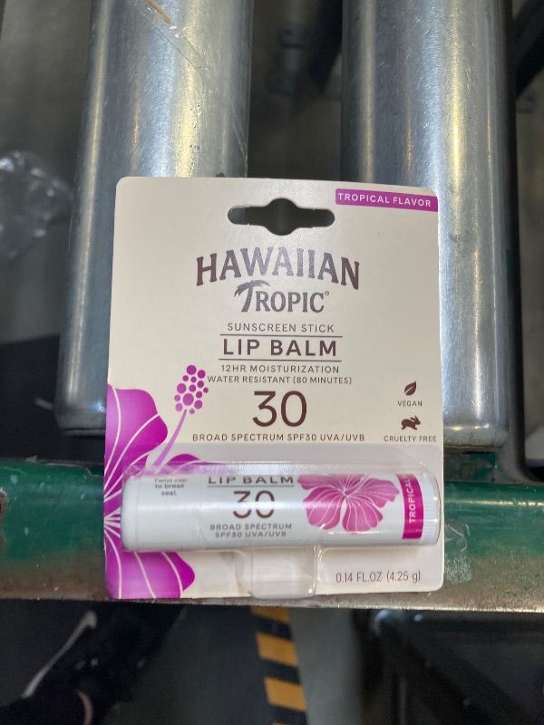 Photo 1 of Hawaiian Tropic Lip Balm Sunscreen Stick, SPF 30, 0.14oz 