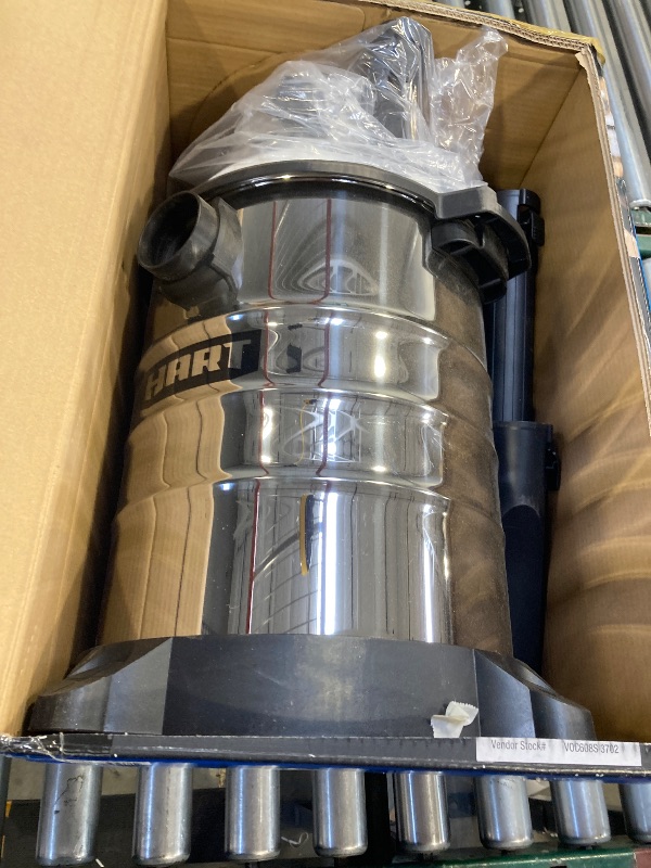 Photo 1 of HART 6 Gallon 5 Peak HP Stainless Steel Wet/Dry Vacuum VOC608S 3702