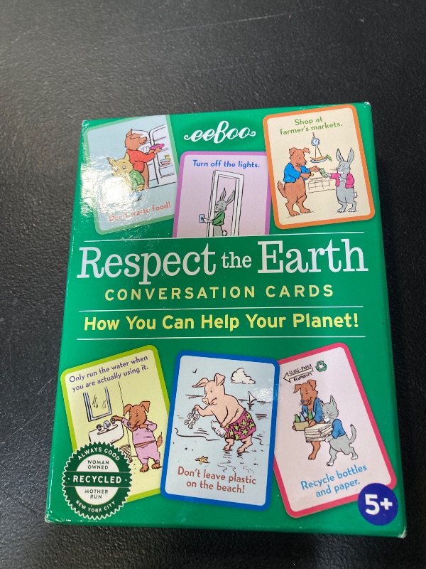 Photo 1 of Respect the Earth Flash Cards: Don't Take Your Planet for Granted!