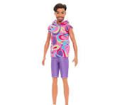 Photo 1 of Barbie Ken Fashionistas Doll - Ken Bright Abstract Tee and Shorts